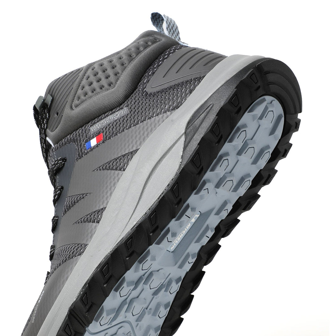 Botín Outdoor Impermeable Caña Alta Mujer Gris Michelin Dr39