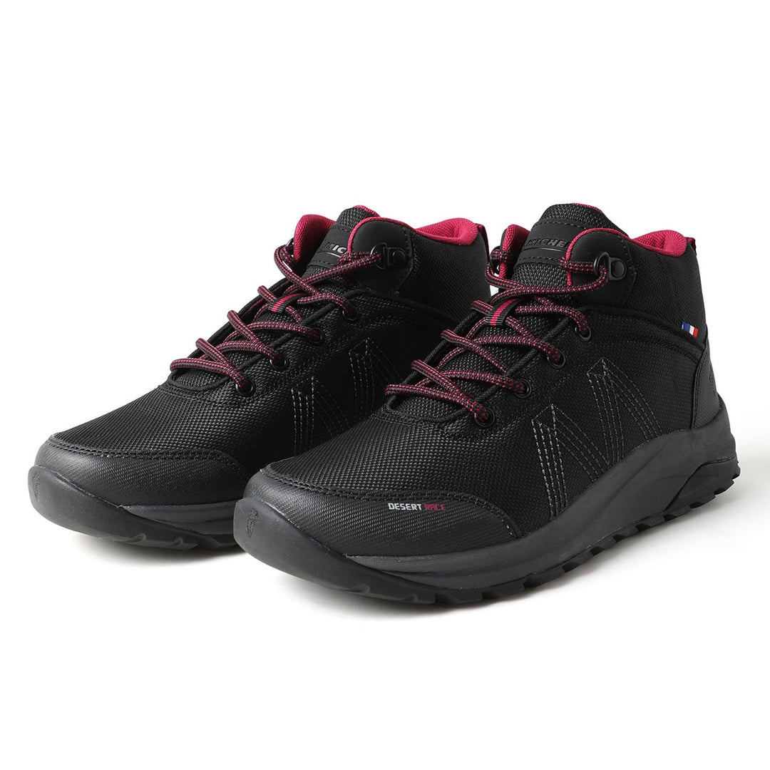 Botín Caña Alta Negro y Purpura Mujer Michelin Dr37