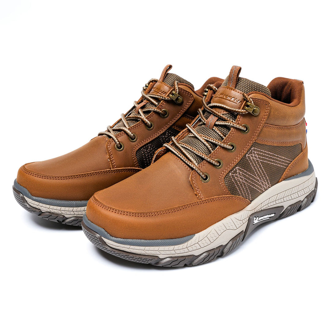 Botín Caña Alta Hombre Café Camel Michelin Df08