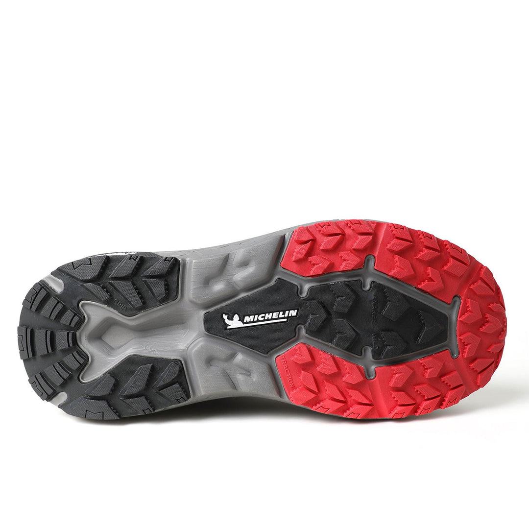 Botín Impermeable Caña Alta Hombre Gris Negro Michelin Aw06