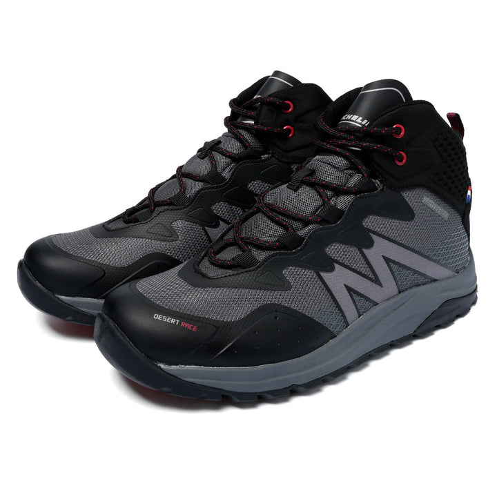 Botín Outdoor Impermeable Hombre Gris Y Negro Michelin Dr19