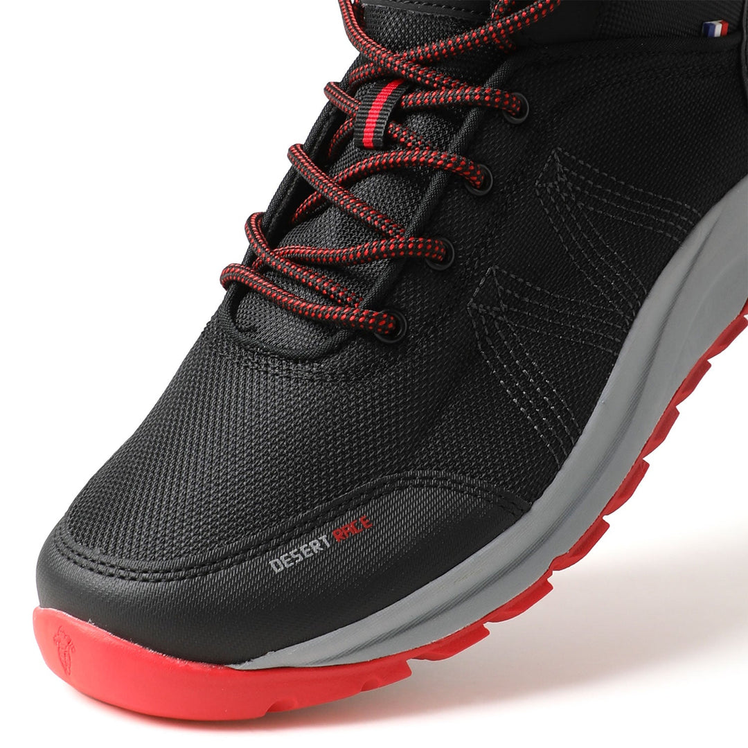 Botín Caña Alta Hombre Negro Rojo Michelin Dr37