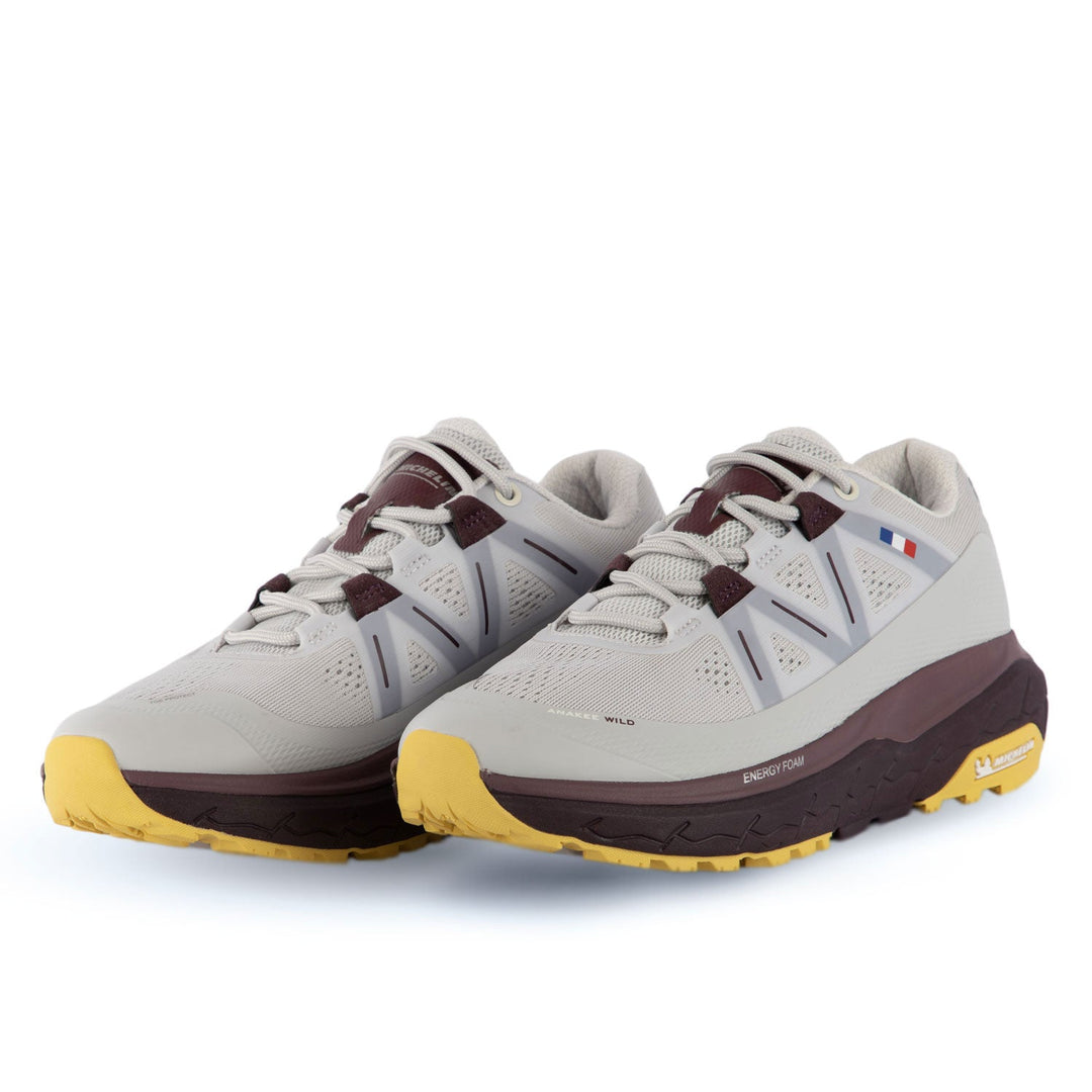 Zapatilla Trail Running Para Mujer Lila Morado Michelin Aw02