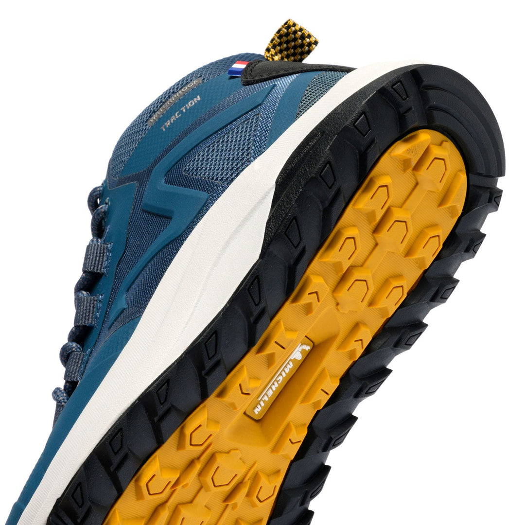 Botín Outdoor Impermeable Mujer Azul Negro Michelin Dr05