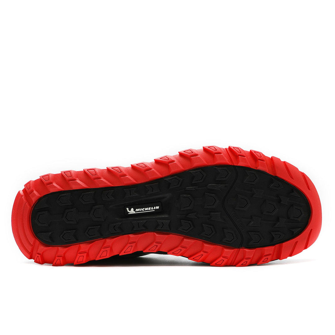 Zapatilla Trail Running Hombre Negro Rojo Michelin Dr40