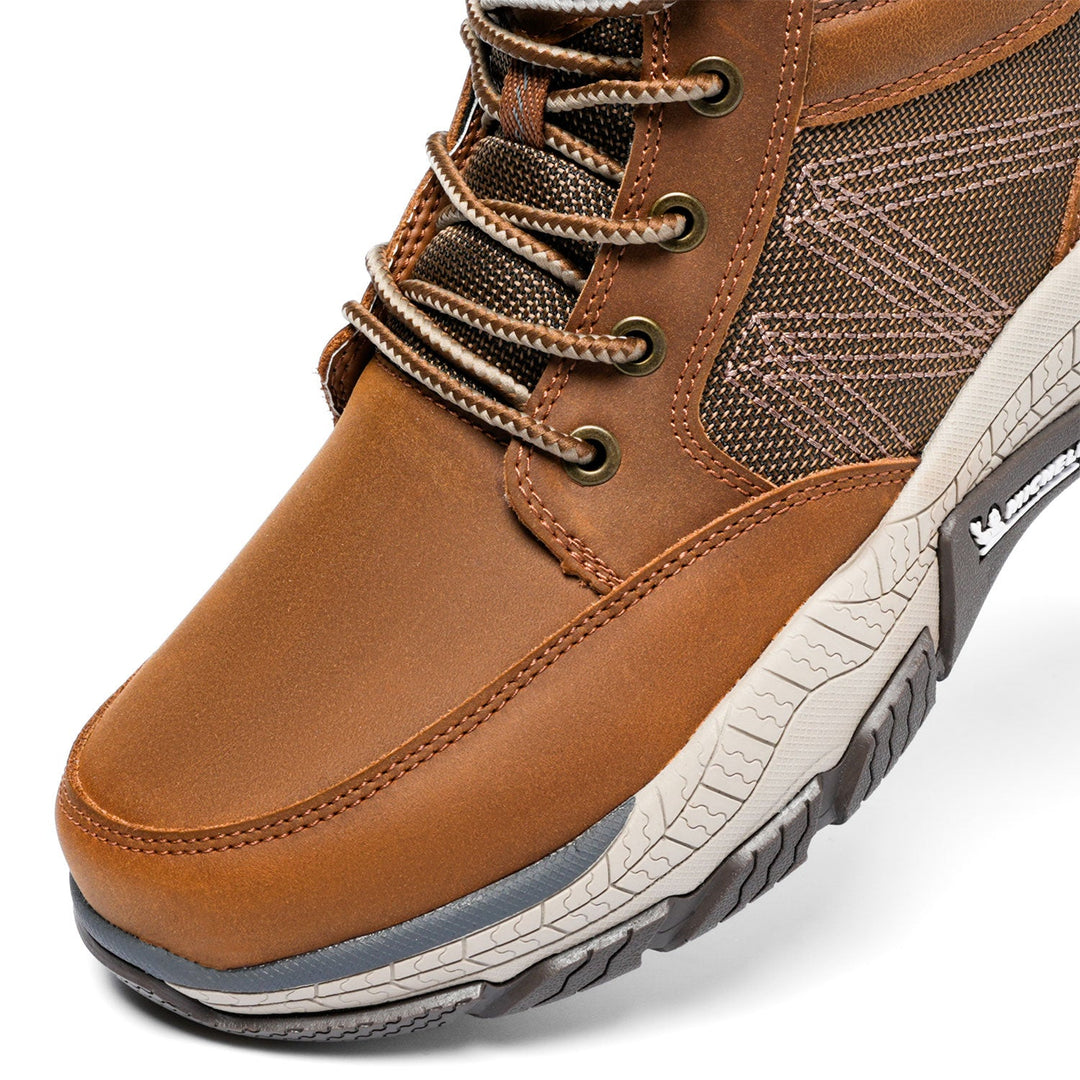 Botín Caña Alta Hombre Café Camel Michelin Df08