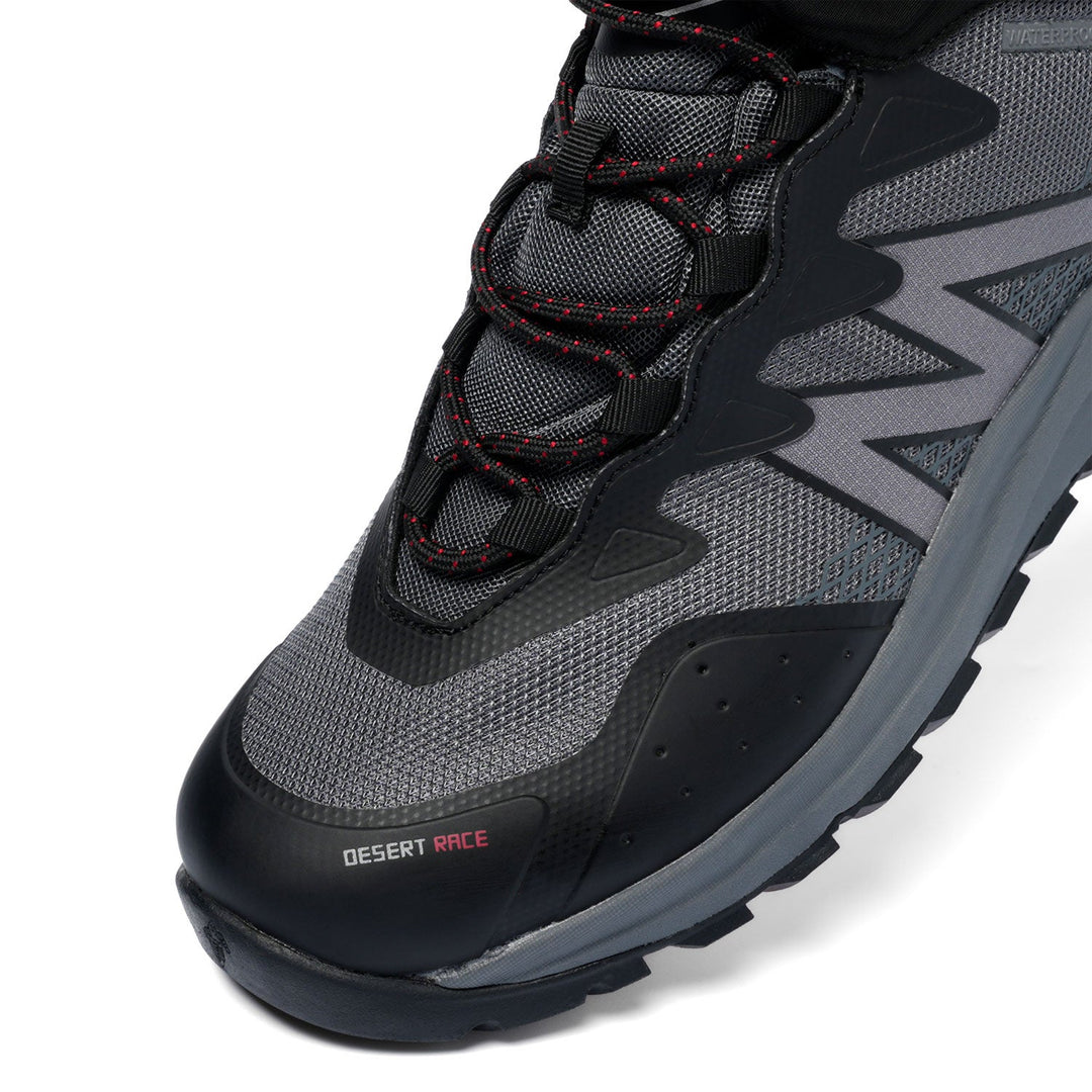 Botín Outdoor Impermeable Hombre Gris Y Negro Michelin Dr19