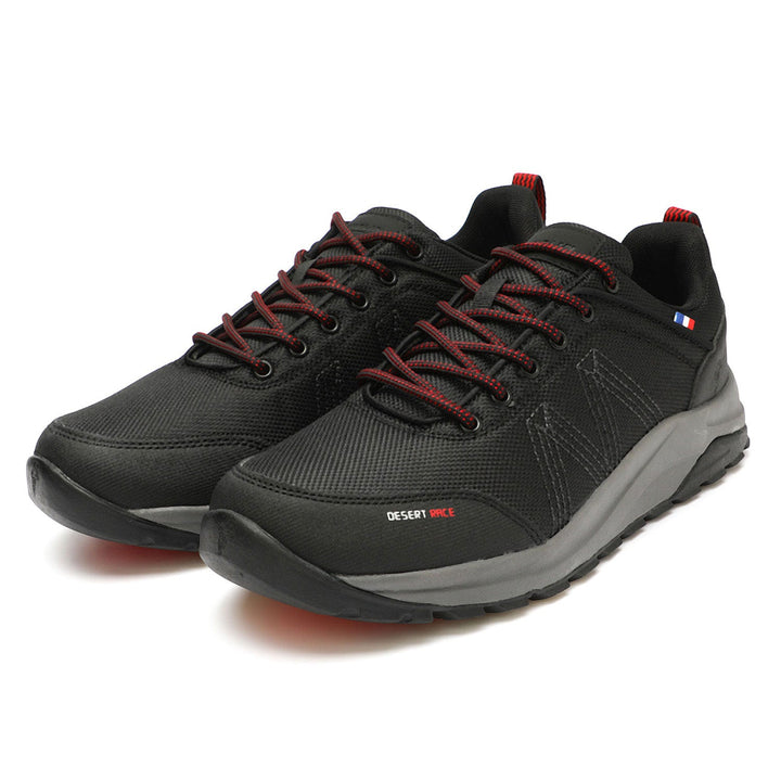 Zapatillas Trail Running Hombre Negro Y Rojo Michelin Dr36