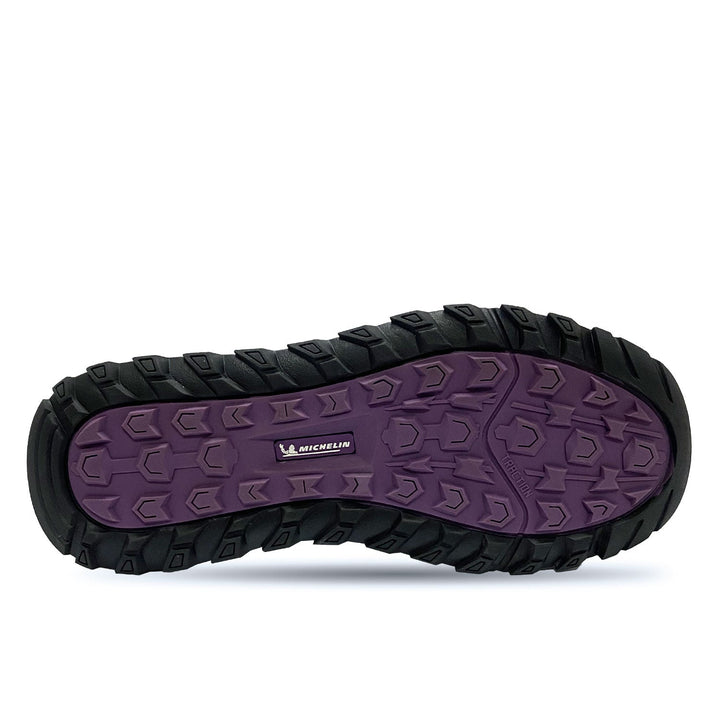 BOTIN OUTDOOR MUJER NEGRO PURPURA MICHELIN FOOTWEAR DR35