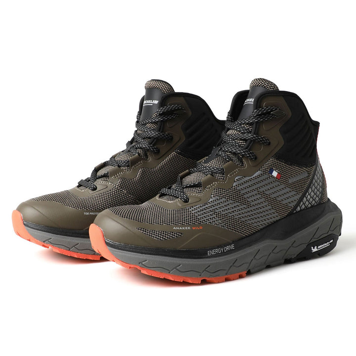 Botín Impermeable Caña Alta Hombre Caqui Michelin Aw06