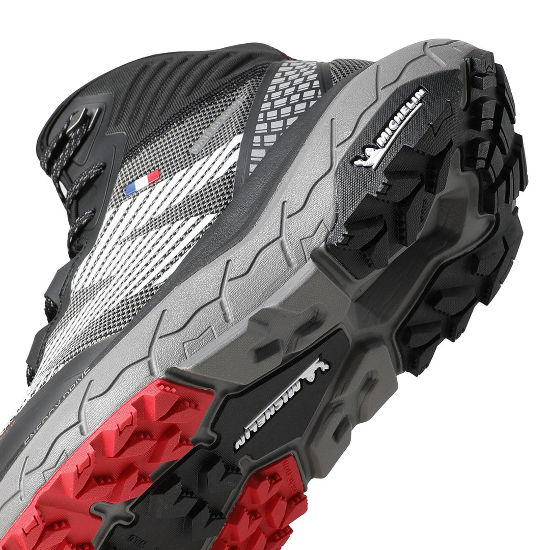 Botín Impermeable Caña Alta Hombre Gris Negro Michelin Aw06