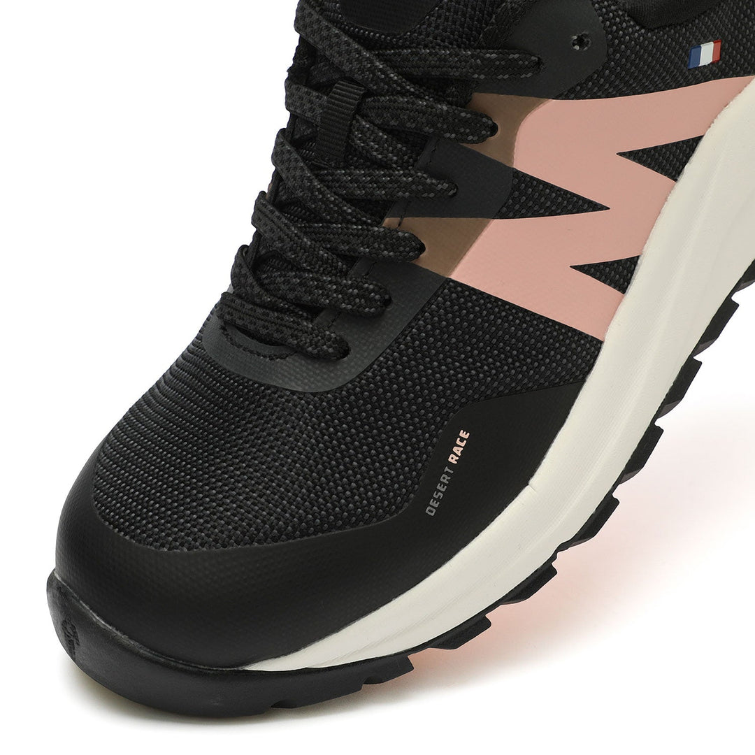 Zapatillas Trail Running Mujer Negro Y Damasco Michelin Dr40