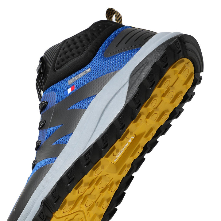 Botín Outdoor Waterproof Caña Alta Hombre Azul Michelin Dr39