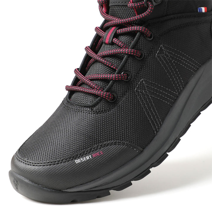 Botín Caña Alta Negro y Purpura Mujer Michelin Dr37