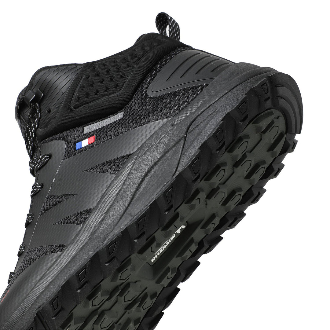 Botín Outdoor Impermeable Alta Hombre Negro Michelin Dr39