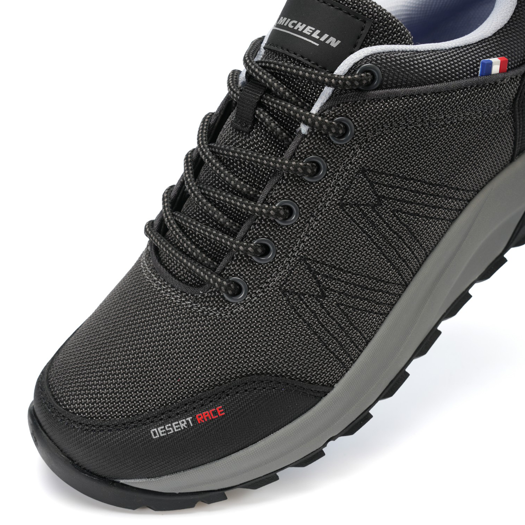 Zapatilla Trail Running Mujer Color Gris y Celeste Michelin DR36