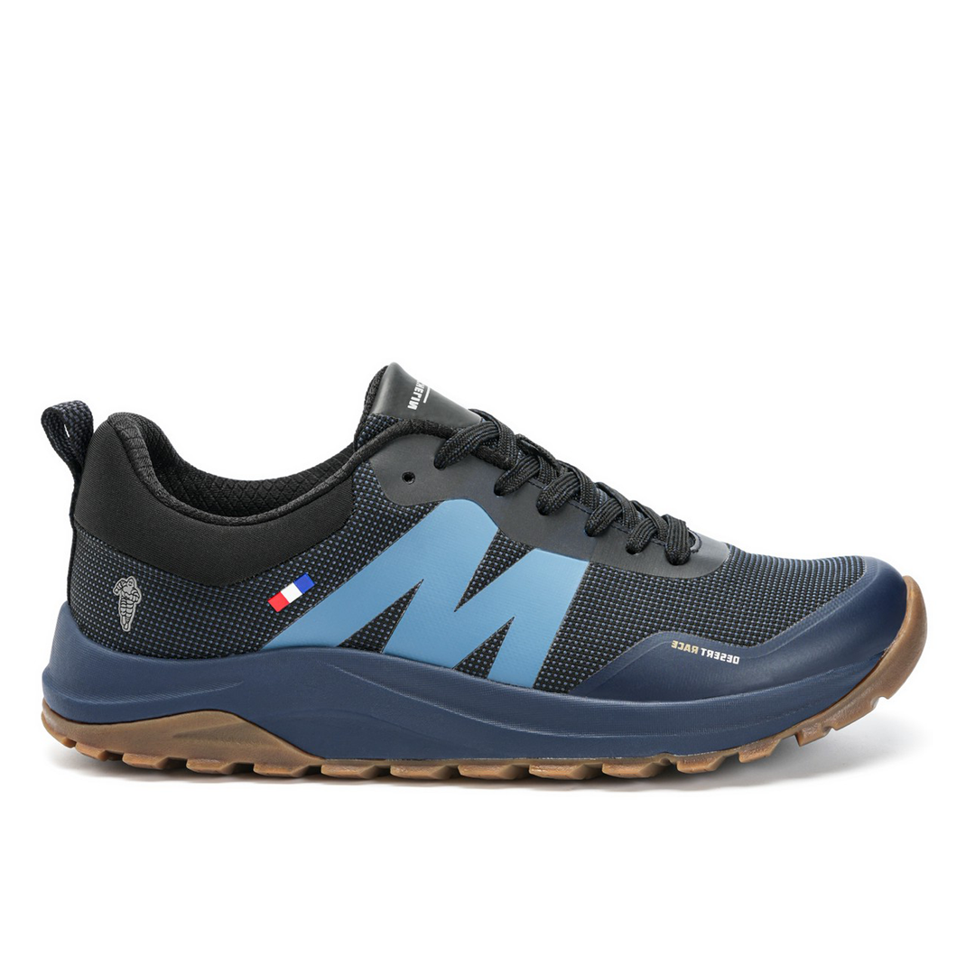 Zapatilla Trail Running Hombre Color Azul Oscuro y Negro Michelin DR40