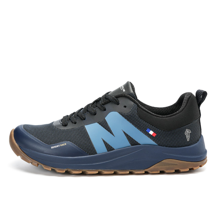 Zapatilla Trail Running Hombre Color Azul Oscuro y Negro Michelin DR40