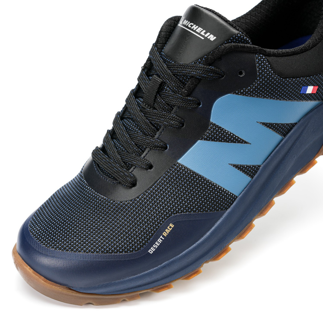 Zapatilla Trail Running Hombre Color Azul Oscuro y Negro Michelin DR40