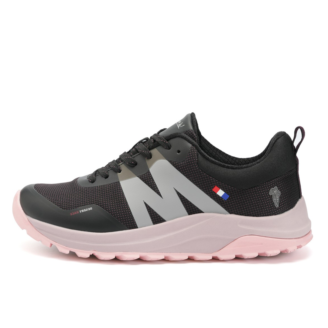 Zapatilla Trail Running Mujer Color Negro y Rosado Michelin DR40