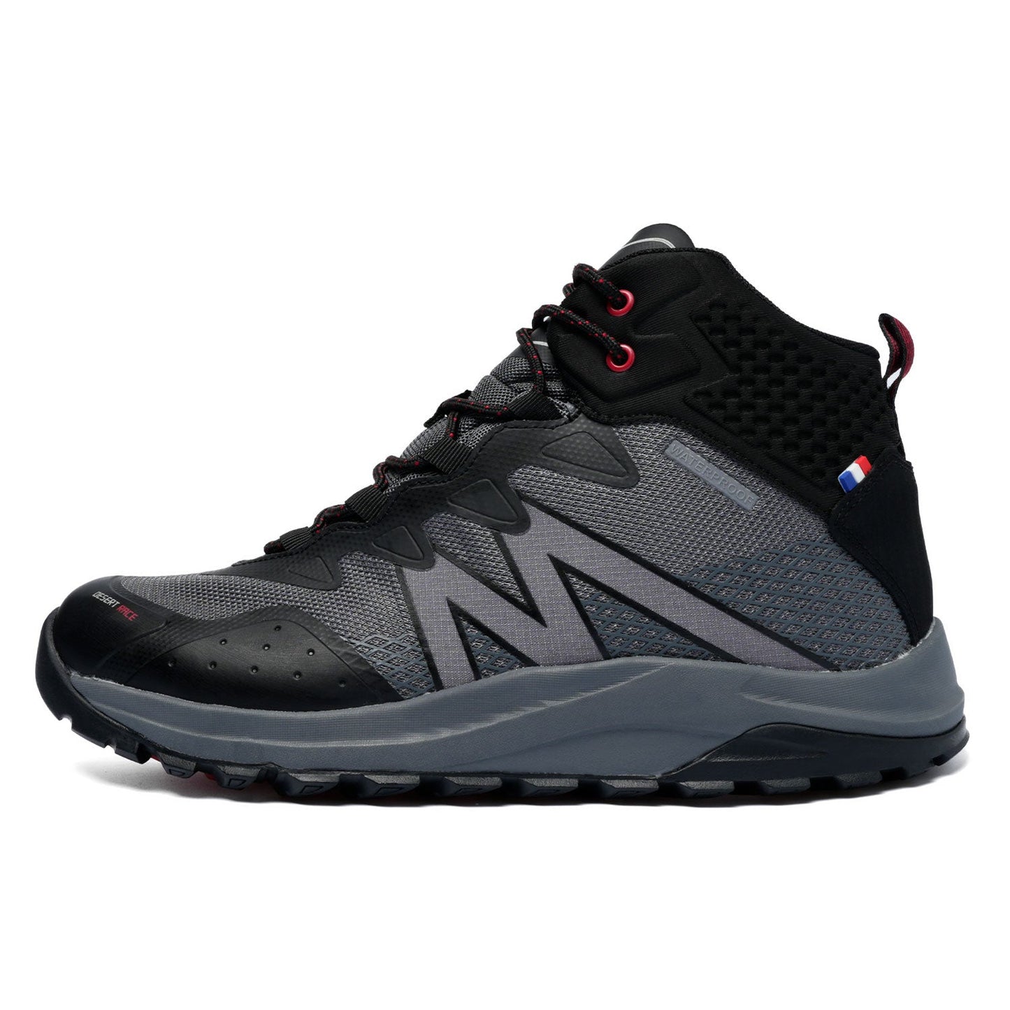 Botín Outdoor Impermeable Hombre Gris Y Negro Michelin Dr19