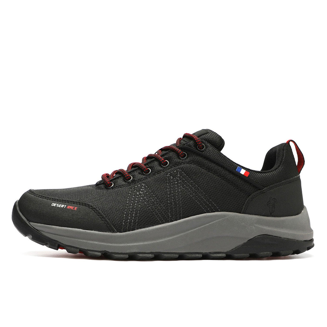Zapatillas Trail Running Hombre Negro Y Rojo Michelin Dr36