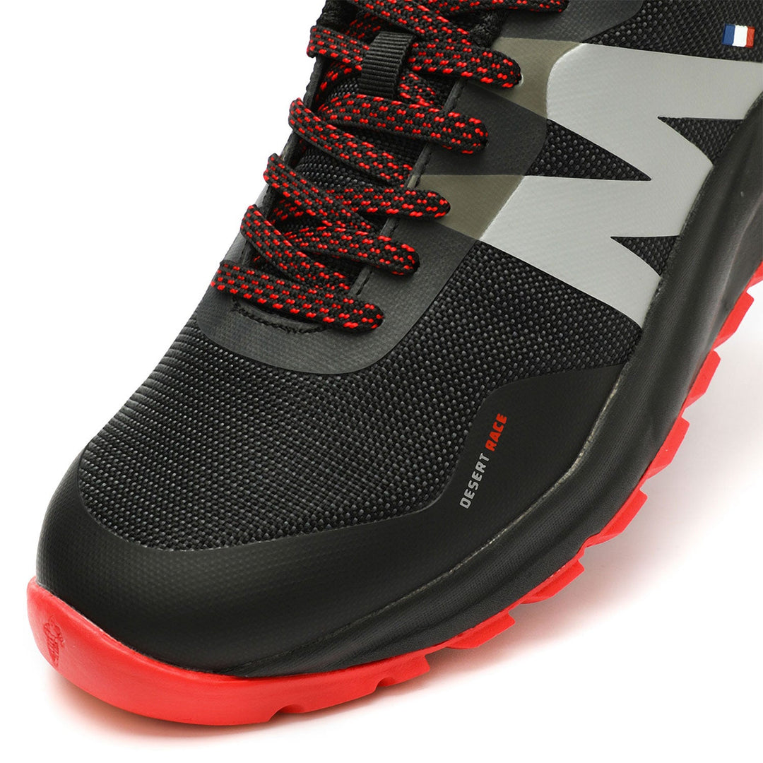 Zapatilla Trail Running Hombre Negro Rojo Michelin Dr40