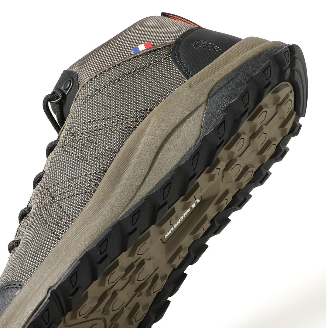 Botín Caña Alta Hombre Caqui Negro Michelin Dr37