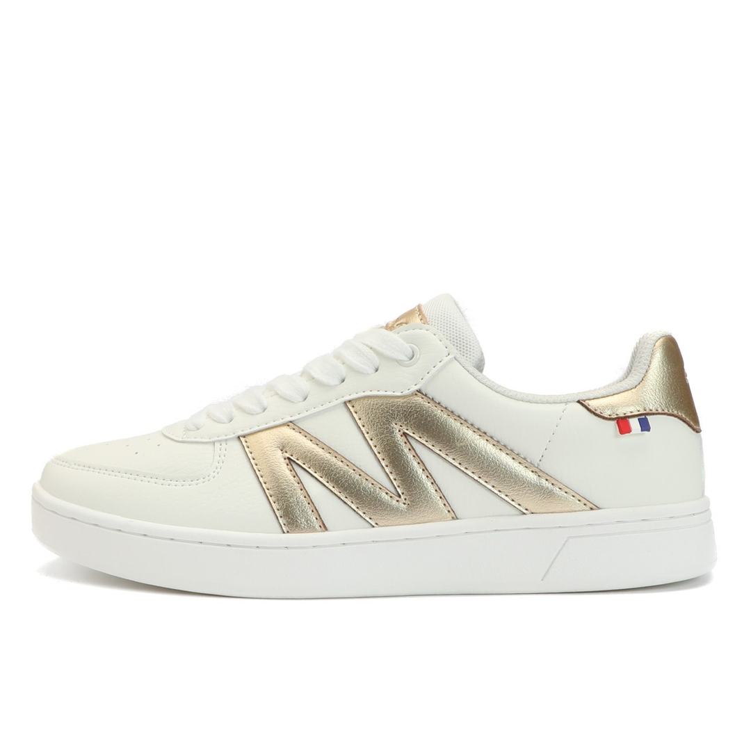Zapatilla Urbana Mujer Color Blanco y Dorado Michelin PS20